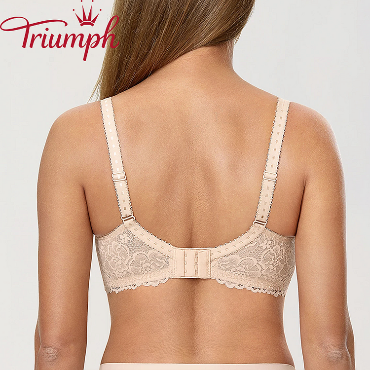 Triumph - (4 sztuki) Seksowny przezroczysty koronkowy biustonosz [75A-110E]